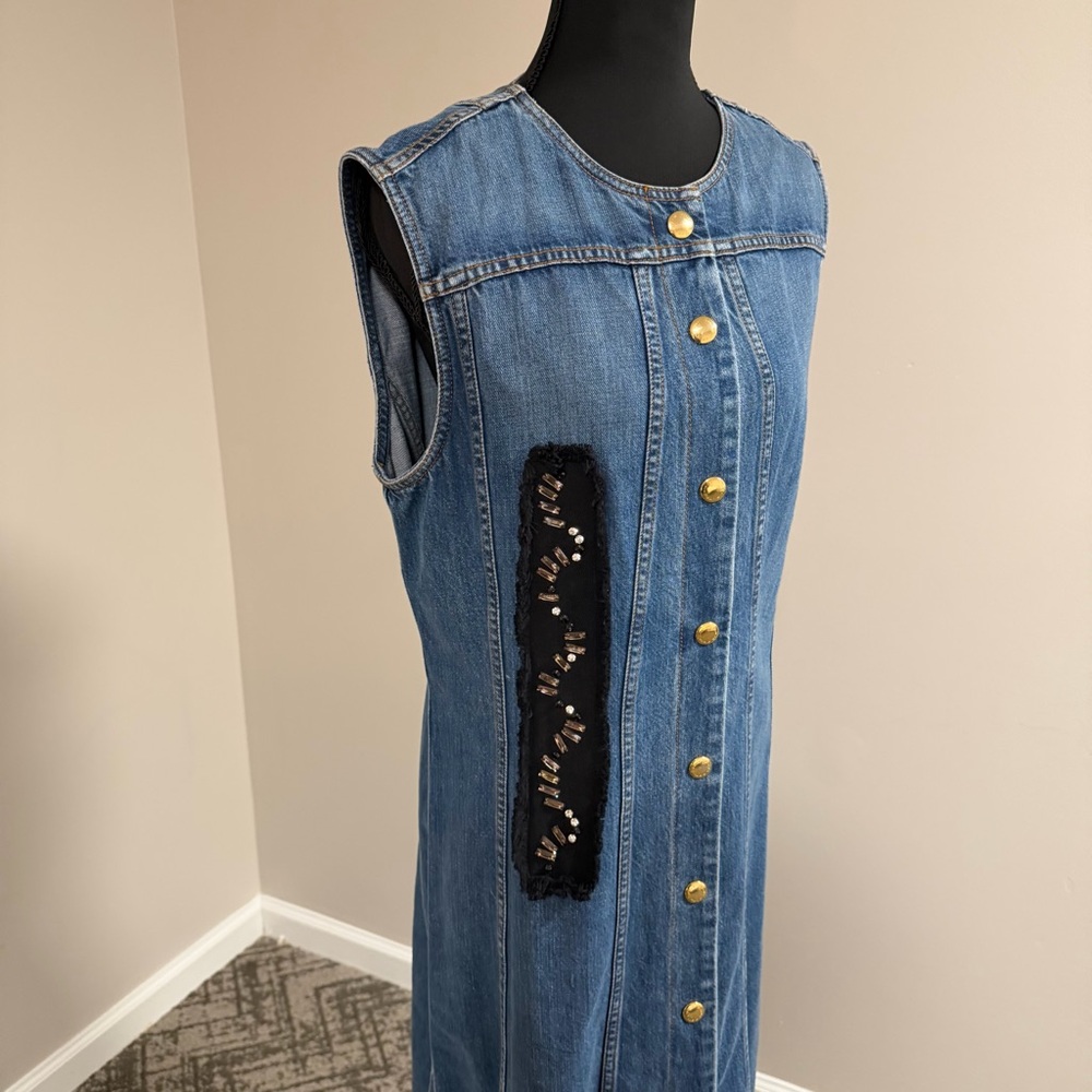Sonia Rykiel Blue Denim Midi Dress